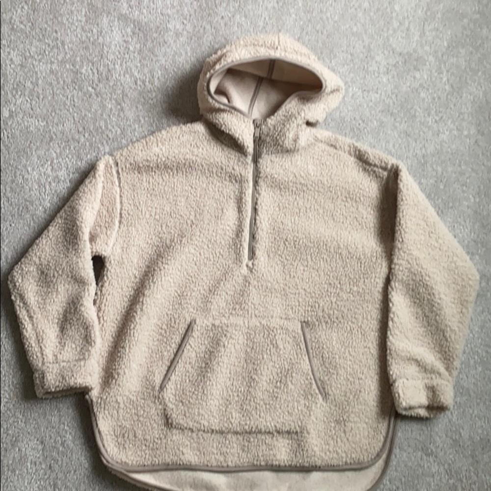 Old navy Sherpa pullover quarter zip